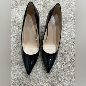 NINE WEST patten leather black heels 8.5 $20